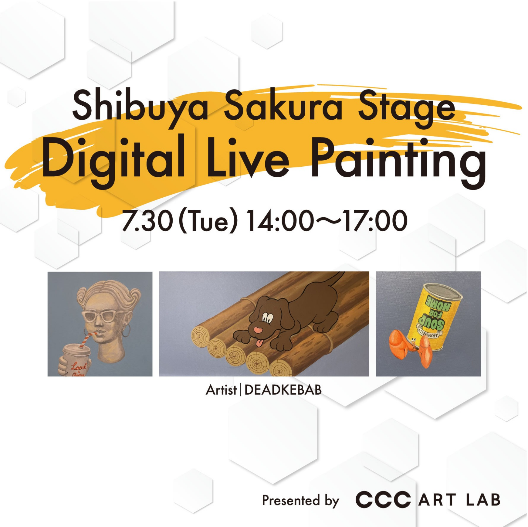 CCC ART LAB Presents Digital Live Painting 