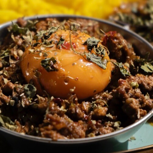 ★ Tipsy Tiger 香辛飯店 4F FOOD MET ★ 「麻婆咖喱」とろ〜り月見&シビれる辛さ!〜青花椒の爽やかな香り〜